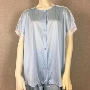 Vanity Fair Wmns  Sleepwear Pajama Set Blue k091